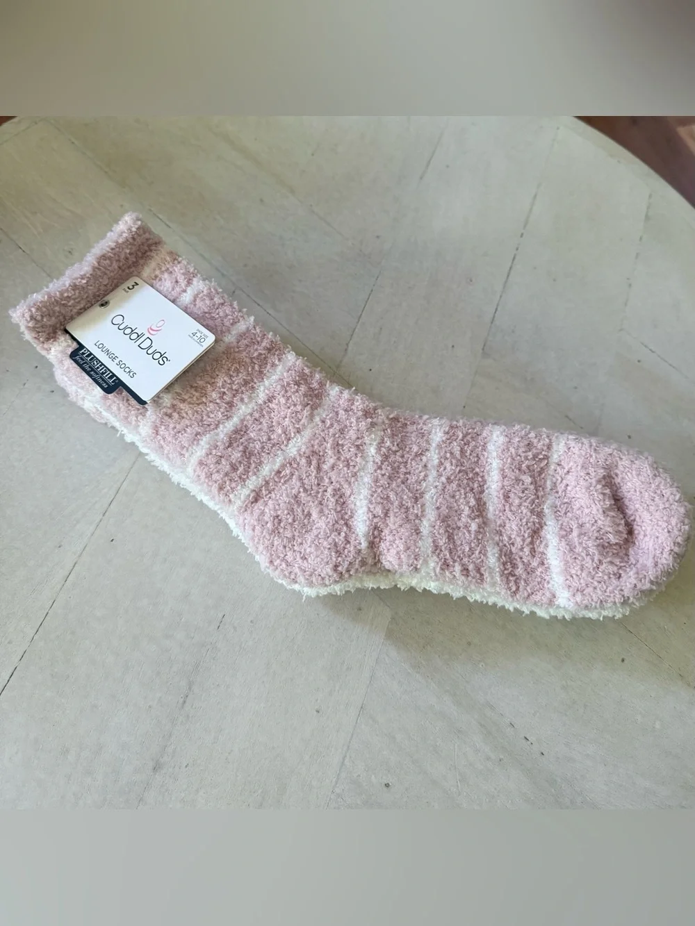 NWT Cuddl Duds 3 Pack Lounge Sock Size 4-10 🌸🌸🌸
